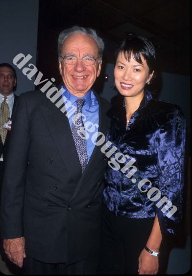 Rupert Murdoch and wife, Wendy 1999, NY2.jpg